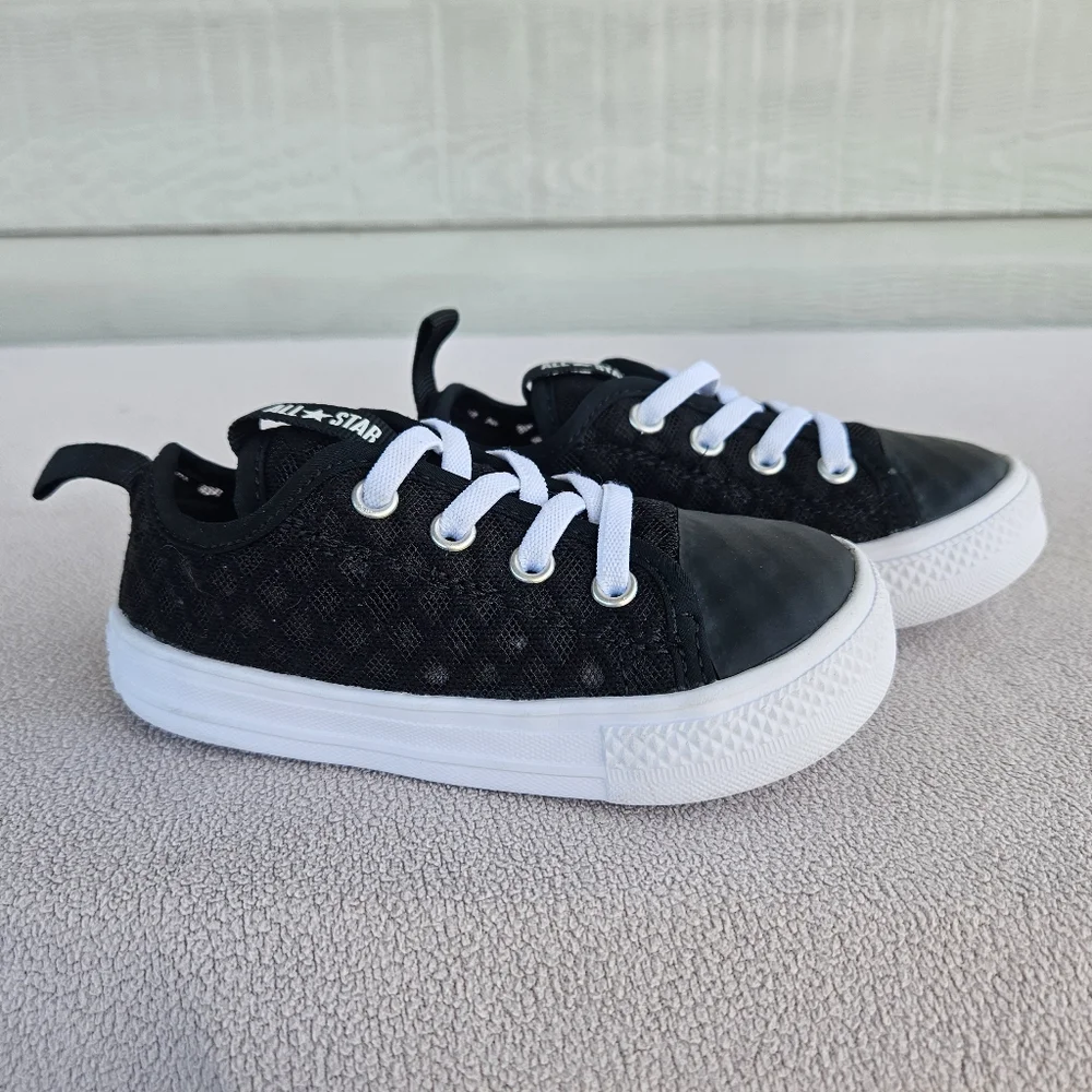 Converse CTAS Superplay Black Slip-On Breathable Sneaker Toddler SZ 8